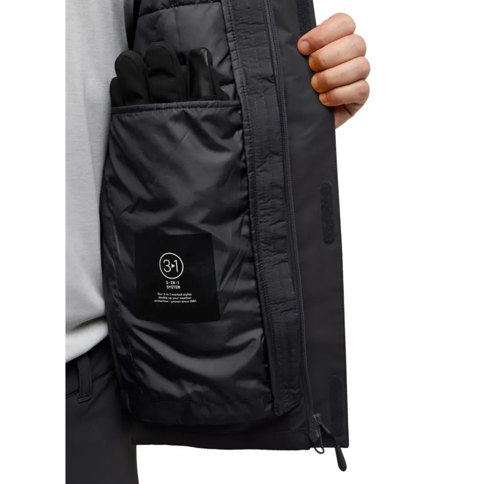 Jack Wolfskin Jasper 3-in-1 outdoor jack heren phantom