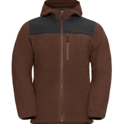 Jack Wolfskin Kammweg Pile Fleece vest heren hot choc