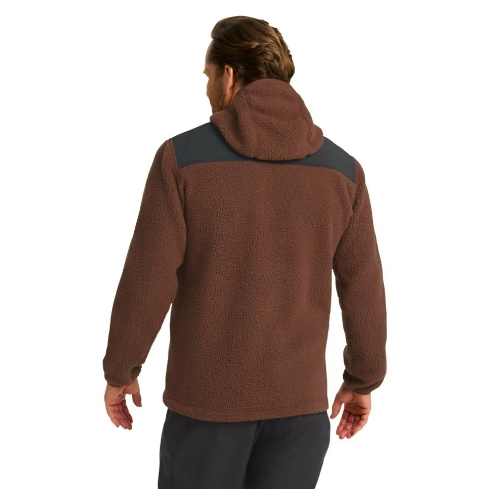 Jack Wolfskin Kammweg Pile Fleece vest heren hot choc