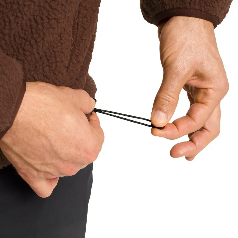 Jack Wolfskin Kammweg Pile Fleece vest heren hot choc