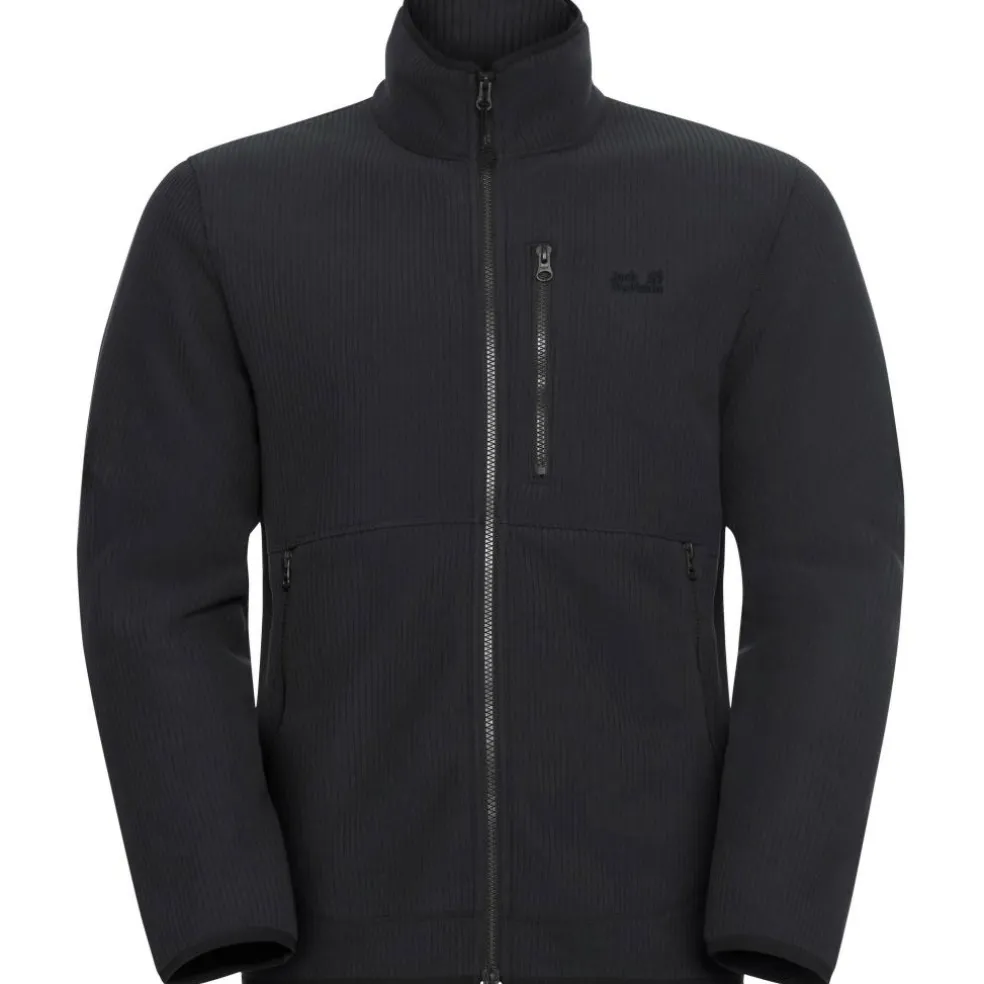 Jack Wolfskin Lake Ridge fleece vest heren black