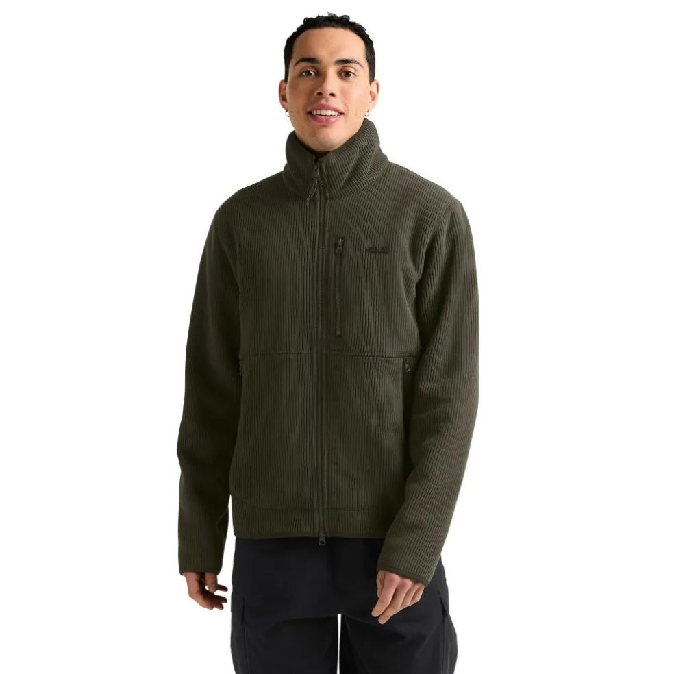 Jack Wolfskin Lake Ridge fleece vest heren obsidian moss