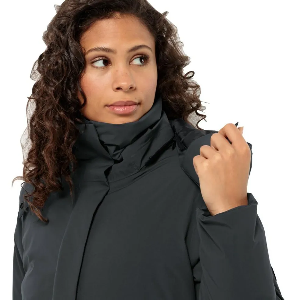 Jack Wolfskin Luisenplatz parka outdoor jack dames phantom