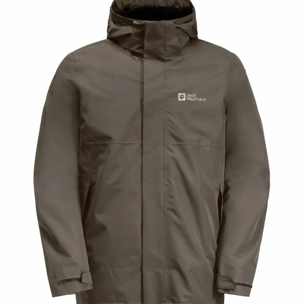 Jack Wolfskin Luntal 3-in-1 outdoor jack heren cold coffee