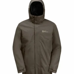 Jack Wolfskin  Luntal 3-in-1 outdoor jack heren cold coffee