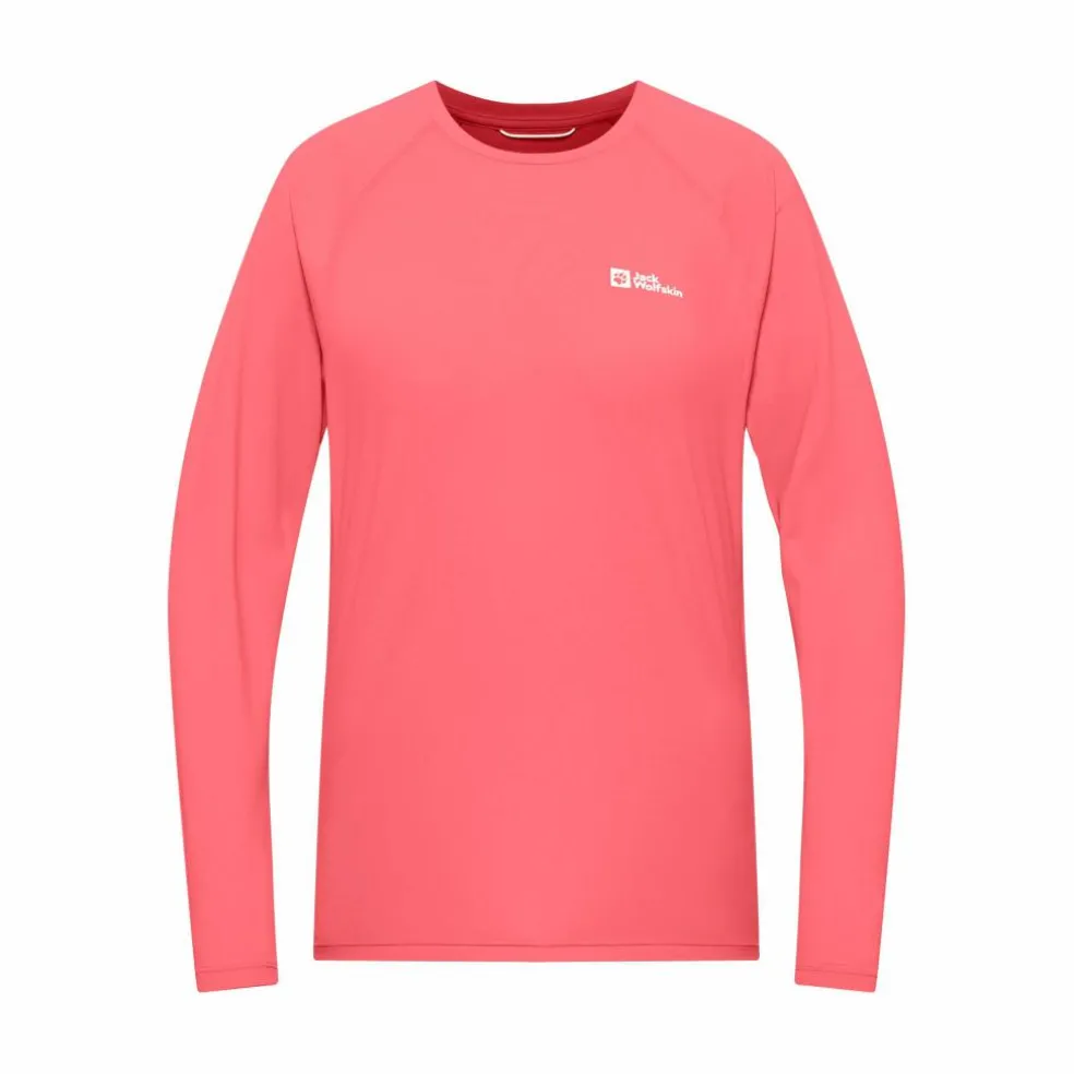 Jack Wolfskin Prelight Swift shirt dames sunset coral