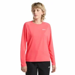 Jack Wolfskin Prelight Swift shirt dames sunset coral
