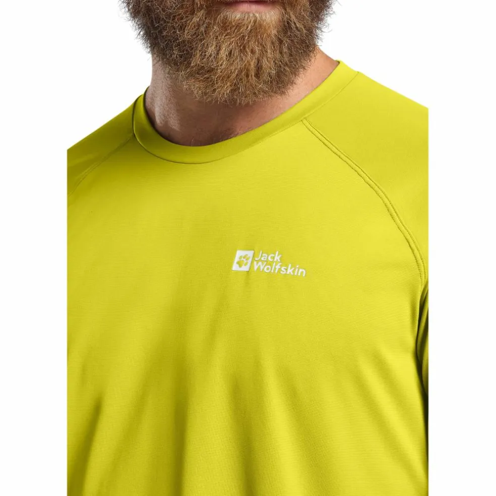 Jack Wolfskin Prelight swift shirt heren chartreuse