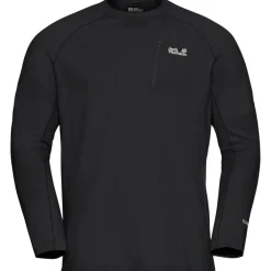 Jack Wolfskin Prelight Trail Crew shirt heren black