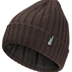 Jack Wolfskin Rib Knit muts peat