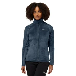 Jack Wolfskin  Rotwand fleece vest dames midnight sky