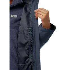 Jack Wolfskin  Rotwand 3-in-1 outdoor jack dames midnight sky