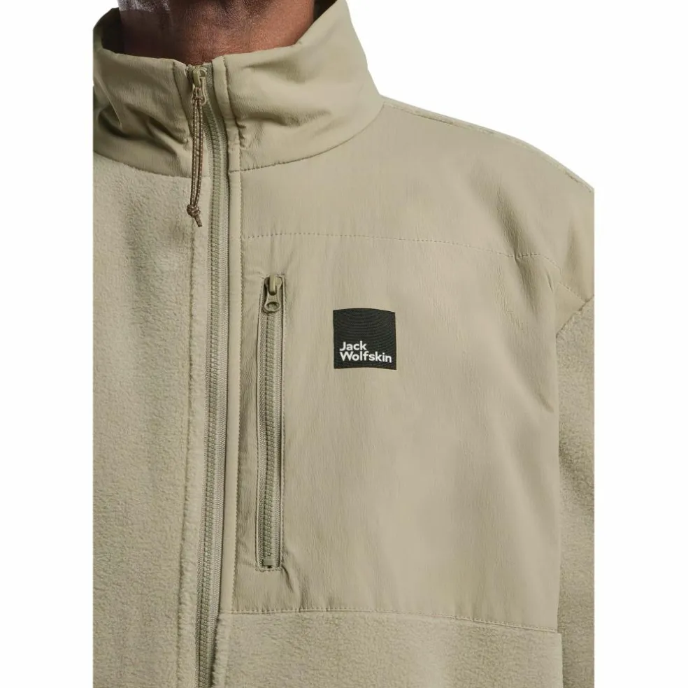 Jack Wolfskin Sumetro fleece vest heren stone