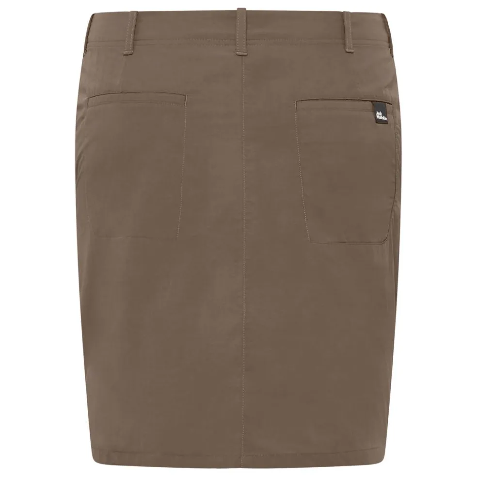 Jack Wolfskin Tihama skort dames cold coffee