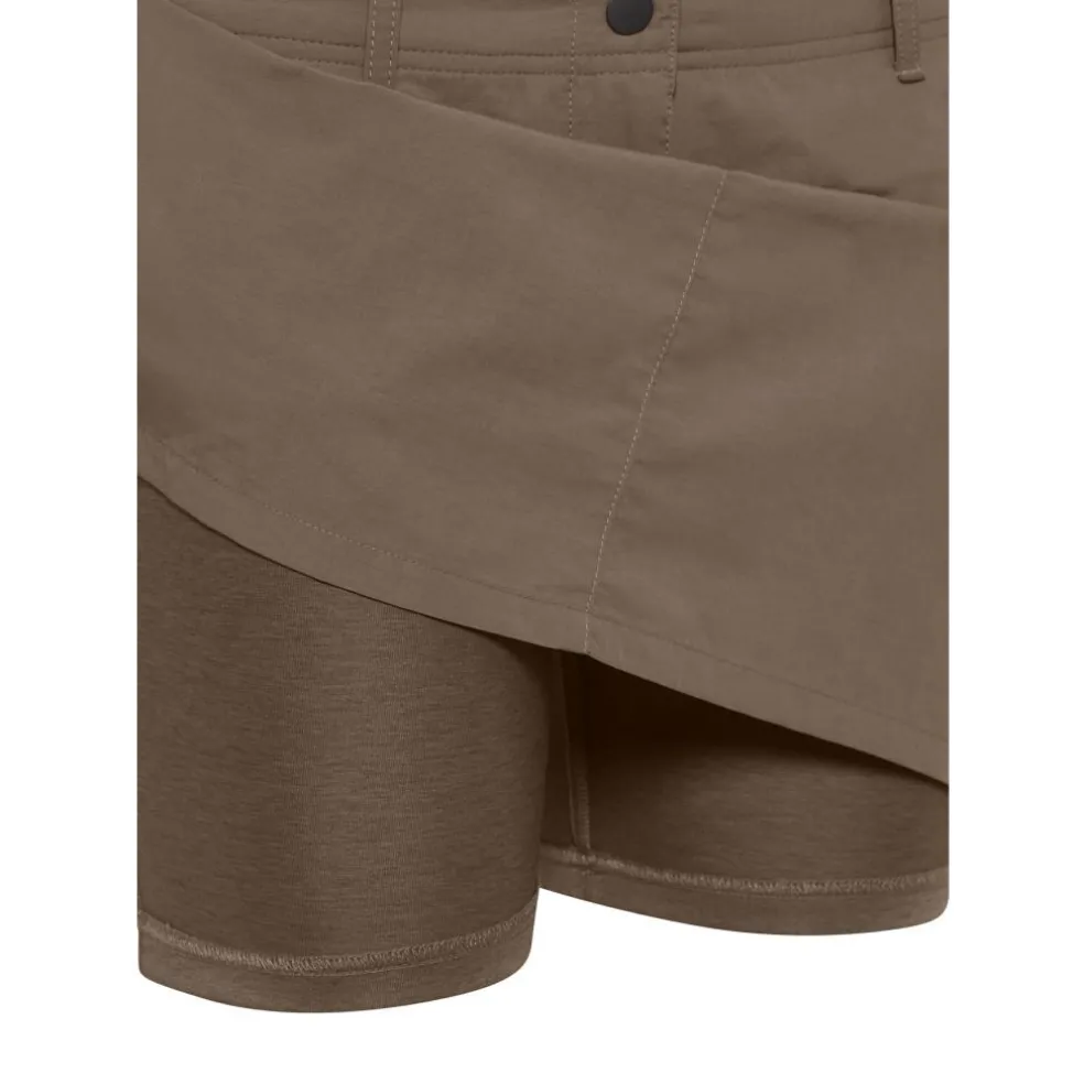 Jack Wolfskin Tihama skort dames cold coffee