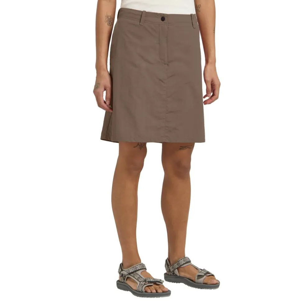 Jack Wolfskin Tihama skort dames cold coffee