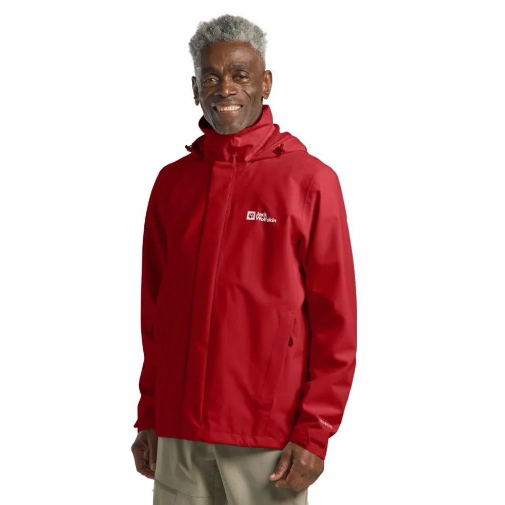 Jack Wolfskin Trailtime 2L outdoor jack heren adrenaline red