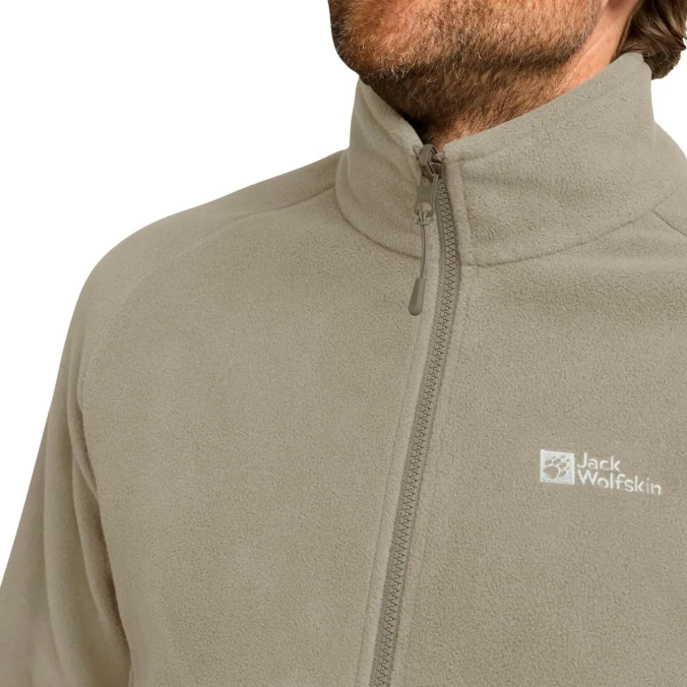 Jack Wolfskin Waldsteig fleece vest heren linen