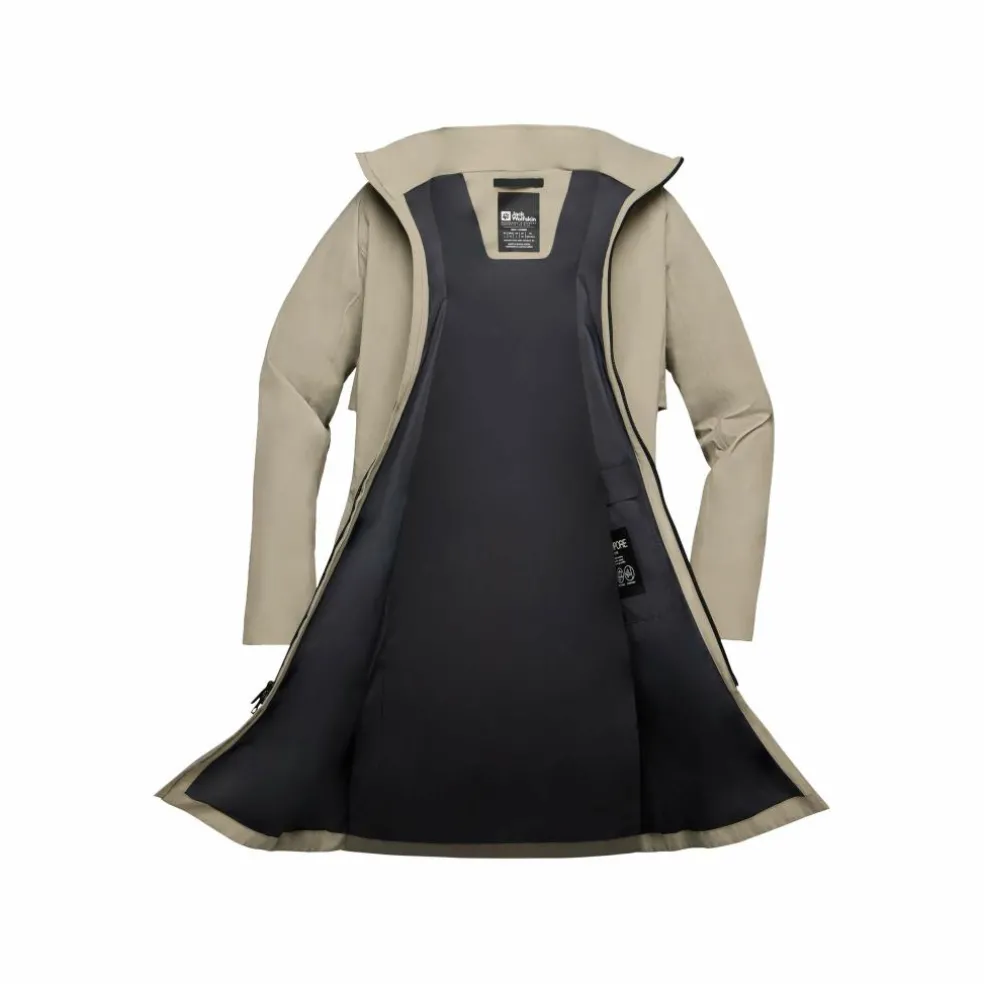 Jack Wolfskin Wellsee Coat parka outdoor jack dames stone