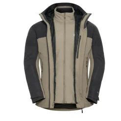 Jack Wolfskin Wild Places 3-in-1 outdoor jack heren linen