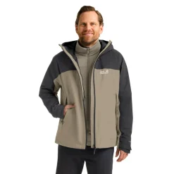 Jack Wolfskin Wild Places 3-in-1 outdoor jack heren linen