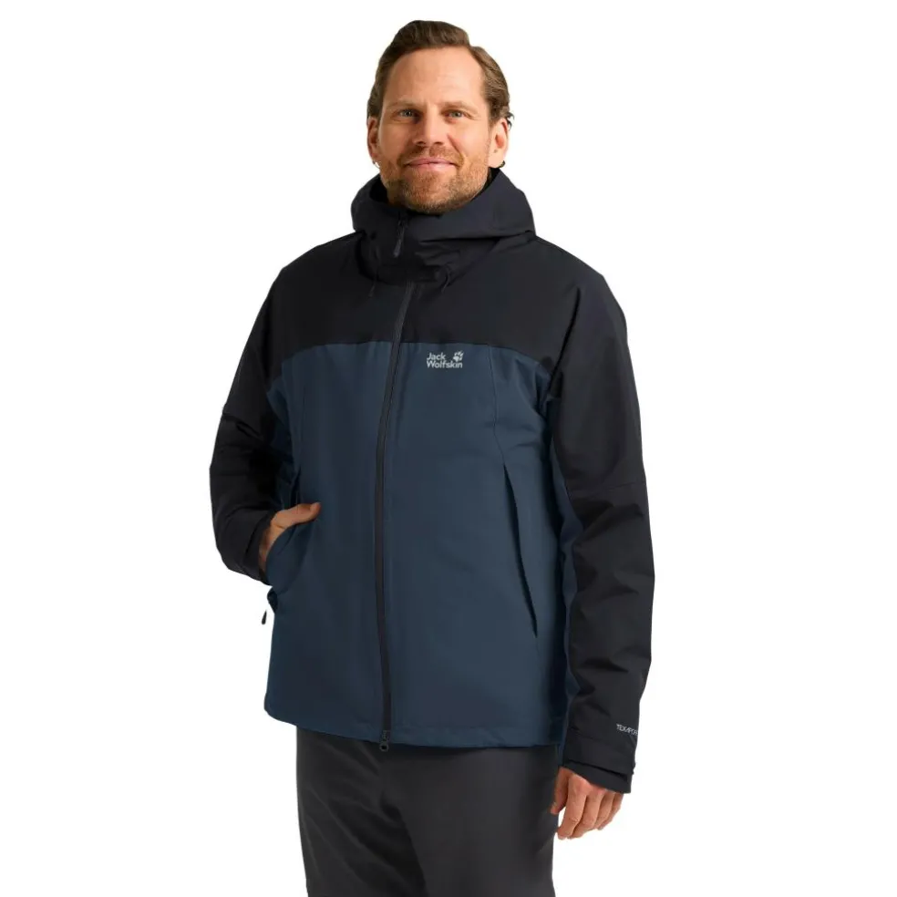 Jack Wolfskin Wild Places 3-in-1 outdoor jack heren midnight sky