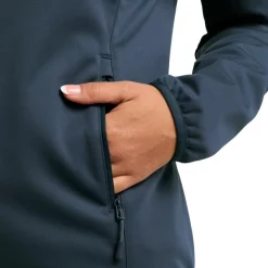 Jack Wolfskin Windhain Hoody softshell jas dames midnight sky