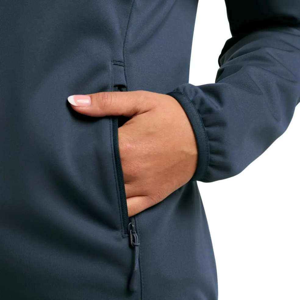 Jack Wolfskin Windhain Hoody softshell jas dames midnight sky