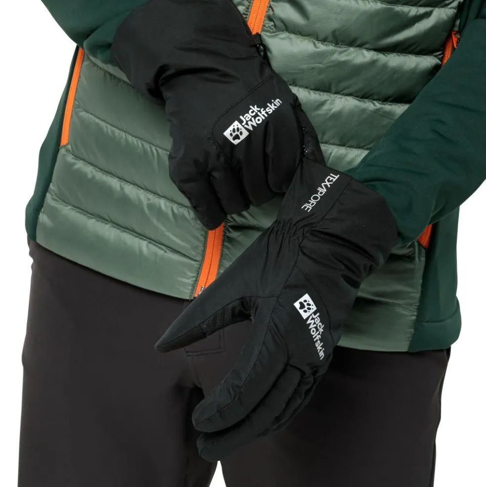 Jack Wolfskin Winter basic handschoenen dames black