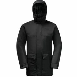 Jack Wolfskin  Winterlager parka outdoor jack heren black