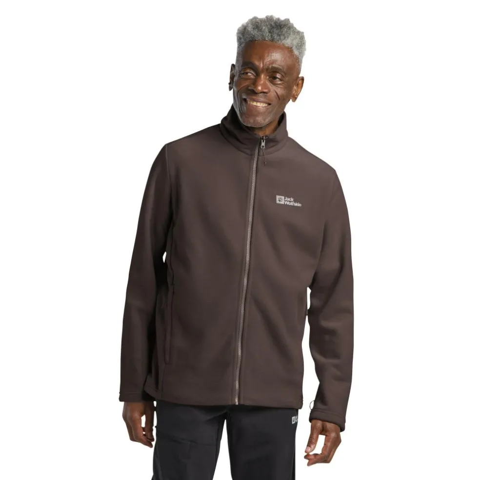 Jack Wolfskin Winterstein fleece vest heren peat