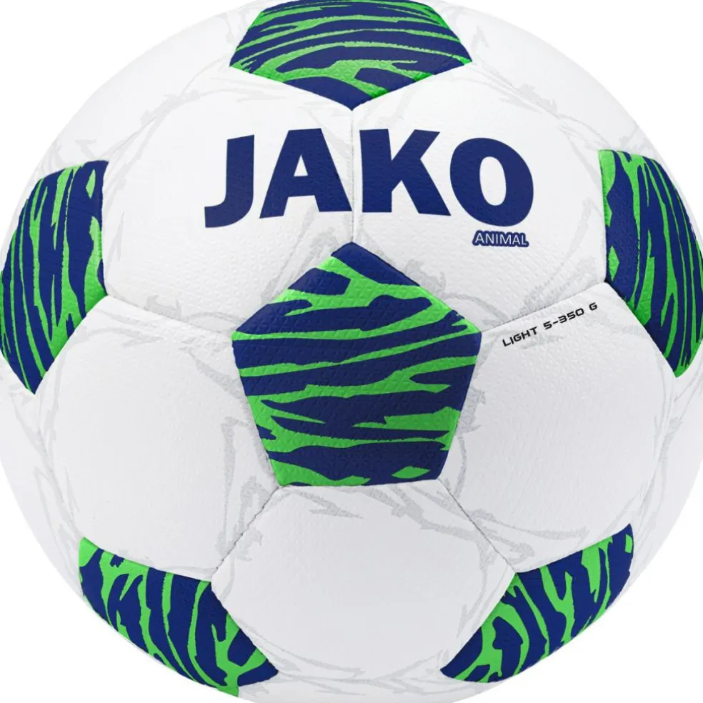 Jako Lightbal Animal voetbal white navy fluogreen