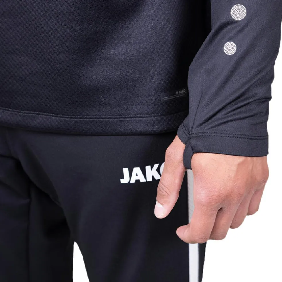 JAKO Ziptop Power trainingsshirt zwart
