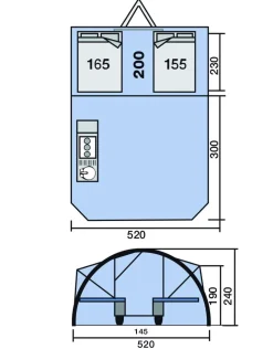Jamet Dakota Outdoor vouwwagen