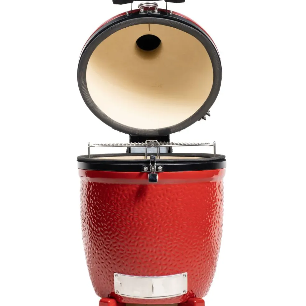 Kamado Joe Classic III stand alone houtskoolbarbecue red