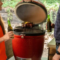 Kamado Joe Classic III stand alone houtskoolbarbecue red