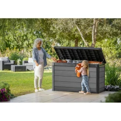 Keter Cortina 757 opbergbox grijs