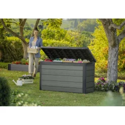 Keter Cortina 757 opbergbox grijs