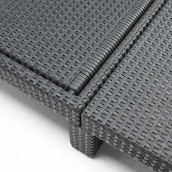 Keter Daytona Sunlounger ligbed graphite inclusief  kussen