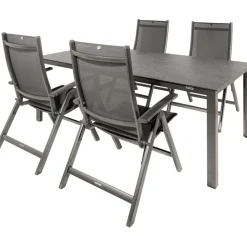 Kettler HPL 180 Easy 4 verstelbaar tuinset jura antraciet