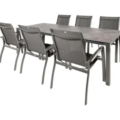 Kettler HPL 220 Legato 6 dining tuinset antraciet