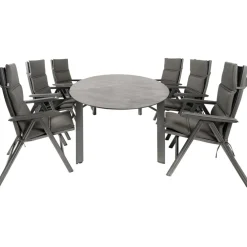 Kettler HPL Edge 240 Basic Plus 6 verstelbaar tuinset  antraciet