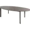 Kettler HPL Edge tuintafel ovaal 240 x 132 antraciet