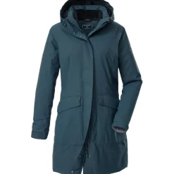 Killtec KOW 18 parka outdoor jack dames light petrol