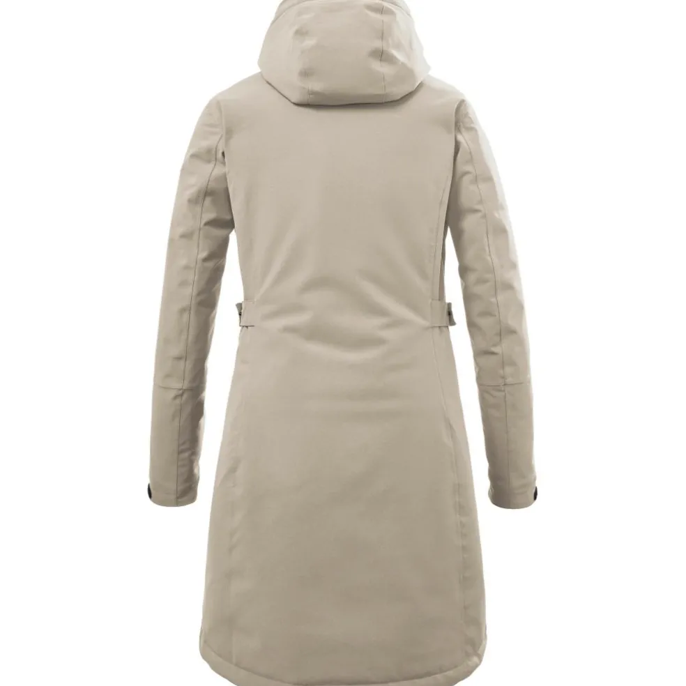 Killtec KOW 165 parka outdoor jack dames light taupe