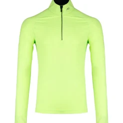 Kjus Feel Half-Zip skipully heren limelight black
