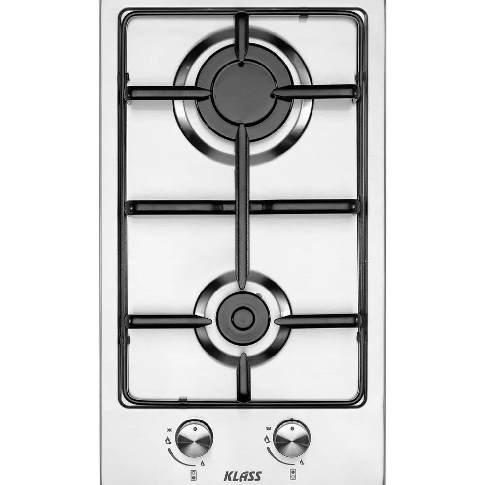 Klass RVS 2-pits kookplaat