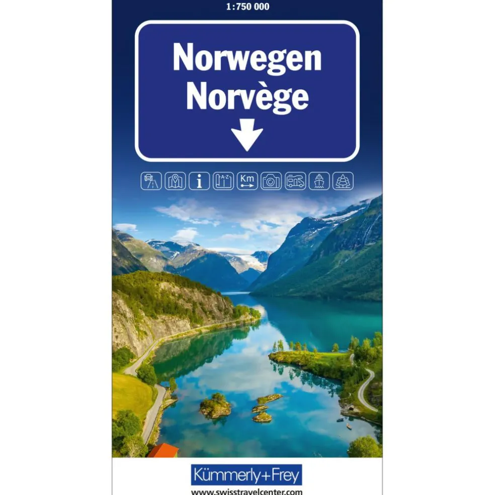 Kümmerly & Frey Noorwegen wegenkaart
