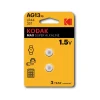 Kodak Max Super Alkaline LR44 knoopcel batterij 2-pack