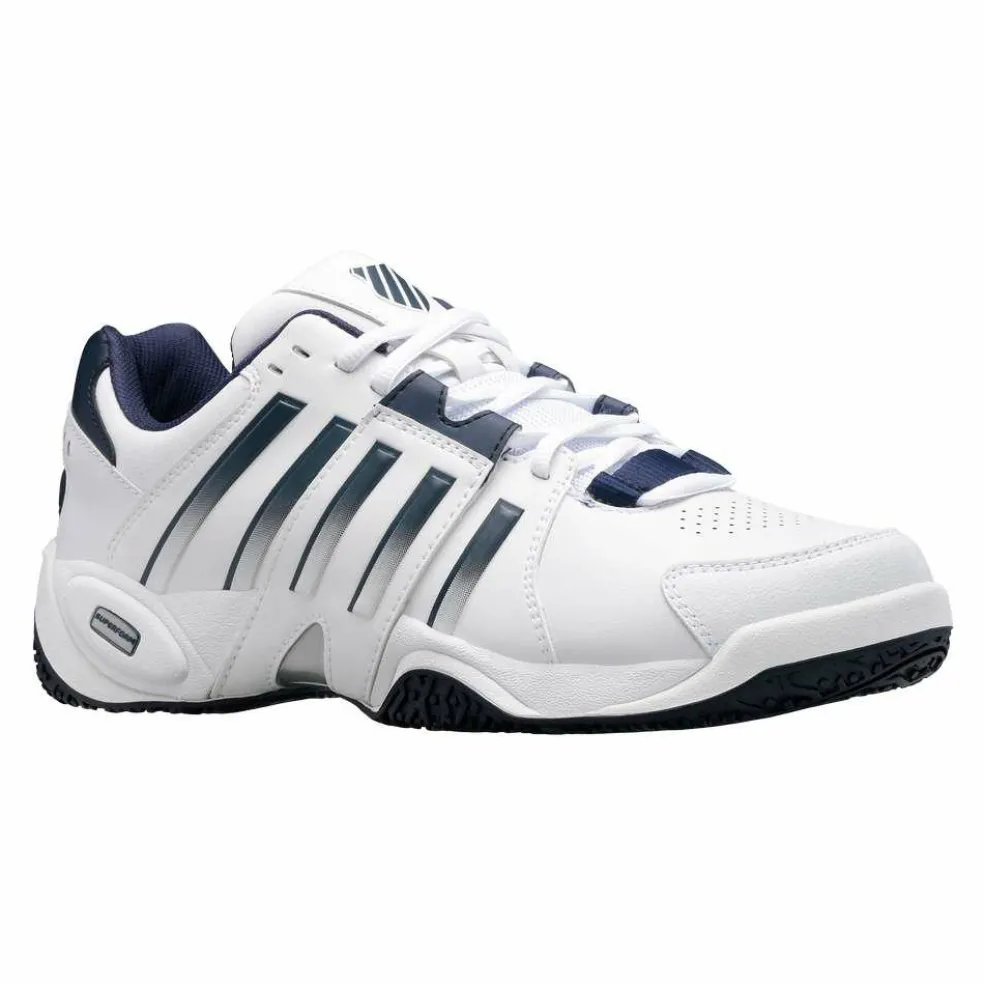 K-Swiss Accomplish IV Omni tennisschoenen heren white peacoat silver